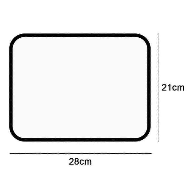 Magnetisk Whiteboard - Lätt att skriva och rengöra, Flexibel Kylskåpsmagnet Whiteboard 26s