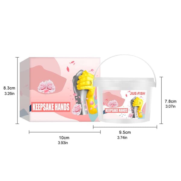 3D Hand Casting Kit DIY Plaster Statue Casting Mold Hand Holding Craft Keepsake for Couples Adults Children Wedding Anniversary 0.2
