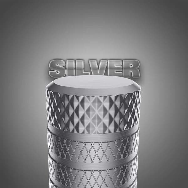 Däckventilhattar, 4 st, Anodiserad aluminium däckventilhattsats, Korrosionsbeständig, Universella ventilskydd för bilar - Silver Silver