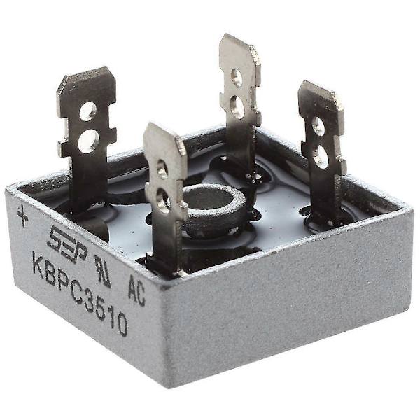 KBPC3510 35A 1000V Single Phase Bridge Rectifier with Square Diode on PCB