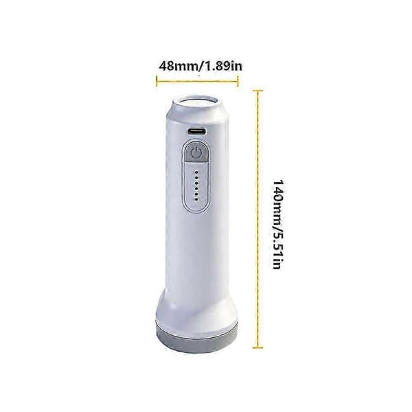 Uppladdningsbar mini-elektrisk vakuumpump, tyst bärbar luftpump för kompressionspåsar White