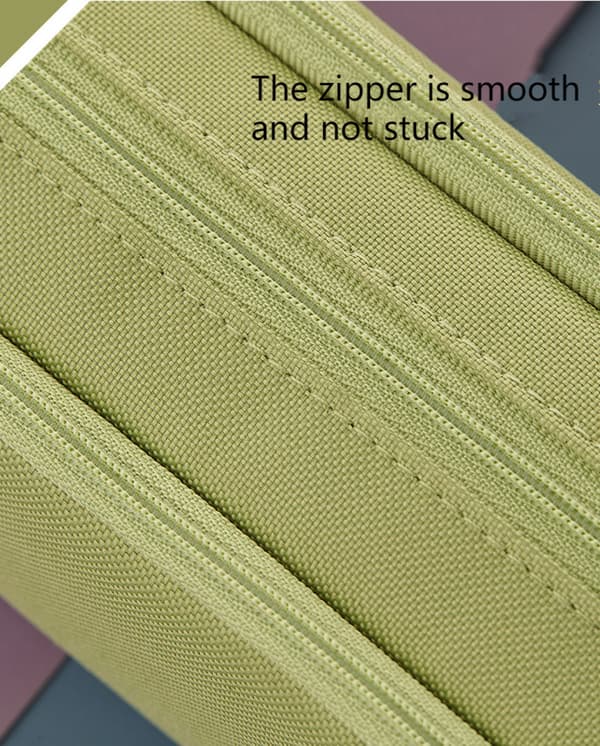 Large Capacity Pencil Case, Large Storage Pouch Pencil Case, 3 Compartments, Desk Organizer, Marker Pen Case, Simple Pencil Case