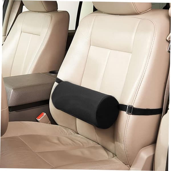 Memory Foam Neck Pillow Lumbar Support Use for Office Chair Cylindrical Multifunctional Cylindrical Home Car Lumbar Support