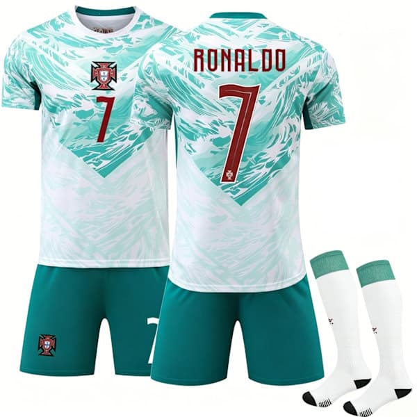 Mub- VM 2026 Portugal Udebanefodboldtrøje #7 Ronaldo S S