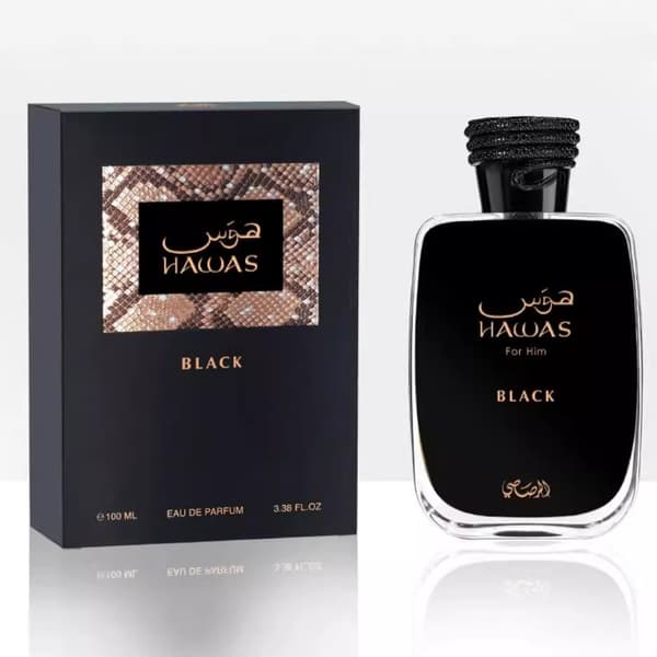 Rasasi Hawas Ice för män Eau de Parfum Spray 100 ml Hot J3 black
