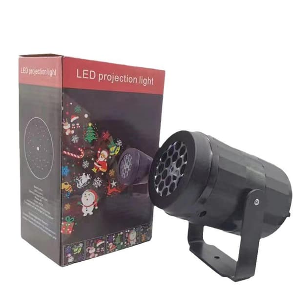 Udendørs juleprojektor, 3D roterende LED-projektor Vandafvisende julelys