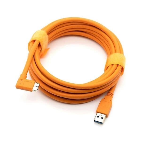 5m USB-C til Micro-B 3.0 Tethering Kabel til Canon 5D Mark IV 5DSR 1DX2 til Nikon D850 D5 Kamera Tethered Shooting TypeC