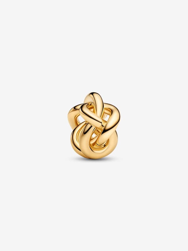Pandora - Infinity Knot-charm - 14k guldbelægning