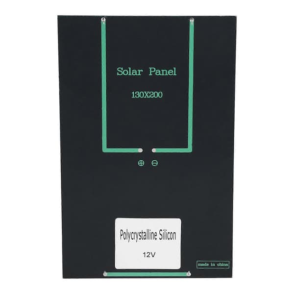 Praktisk og vakker 4,2W 12V Mini Bærbar Polysilisium Solcellepanel DIY Strømmodul Batterilader