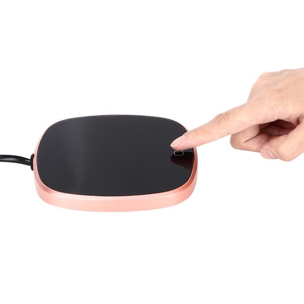 Vandtæt husholdningsmåtte med touch-varme, elektrisk varmeplade til kaffe og te (EU-stik 220V) 0.3