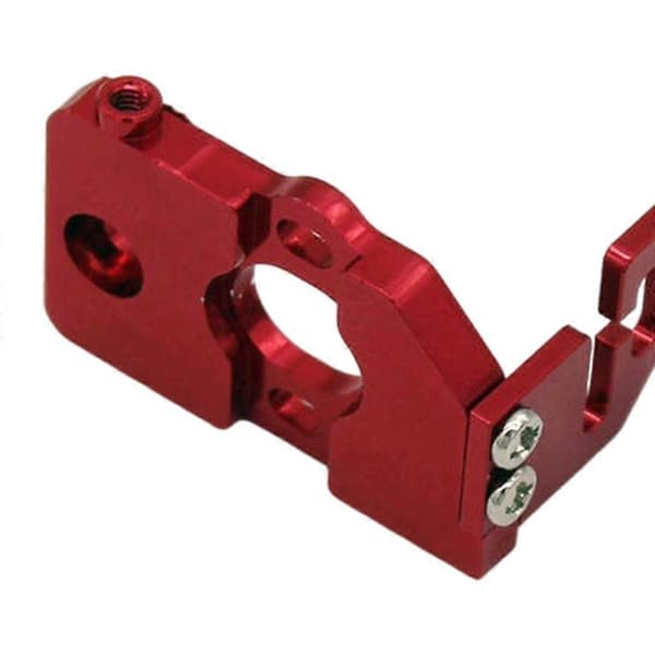 1:28 RC Motorfesteholder i aluminiumslegering for K989 Bil Crawler Tilbehør Red