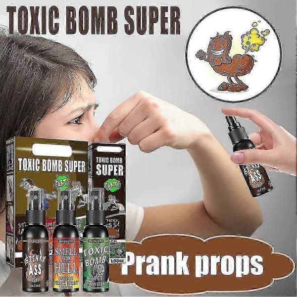 Kraftig høykonsentrert fiselukt spray ekstra sterk stinkende prank ting spøk