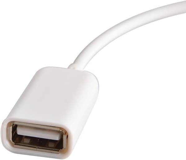 2 stk AUX til USB 3,5 mm hann Aux lydkontakt til USB 2.0 hunn