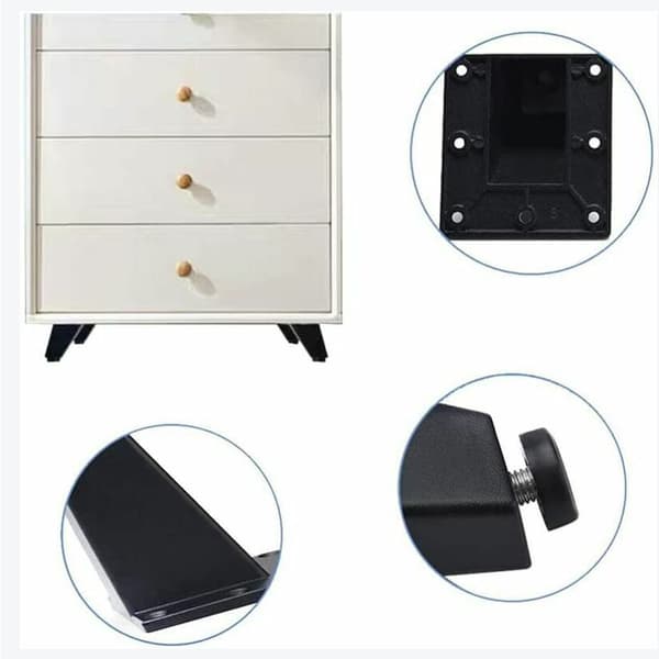 4 Adjustable Furniture Legs, Kitchen Legs, Countertops, Bar