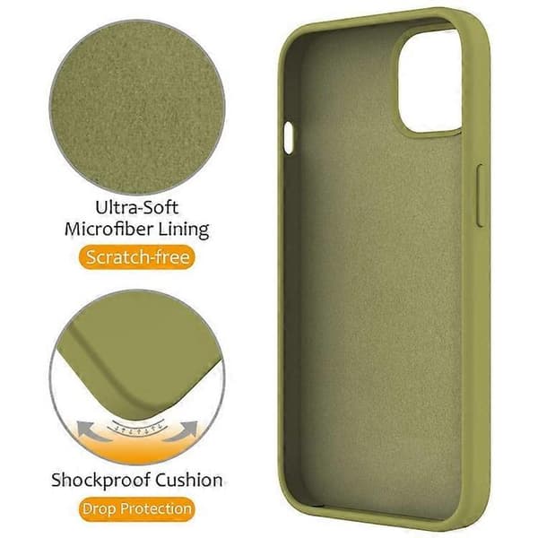 Kompatibelt magnetisk deksel til iPhone 11 med ringstativ PC + silikon, fallsikkert telefondeksel Green