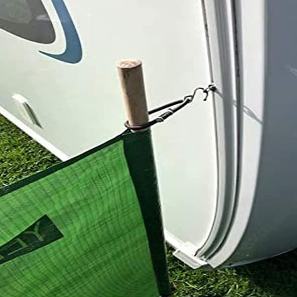 8 stk Markise Skinnestopper 6mm til Autocamper Campingvogn Campingtelt Udstyr Markiser Tilbehør, 304 Rustfrit Stål