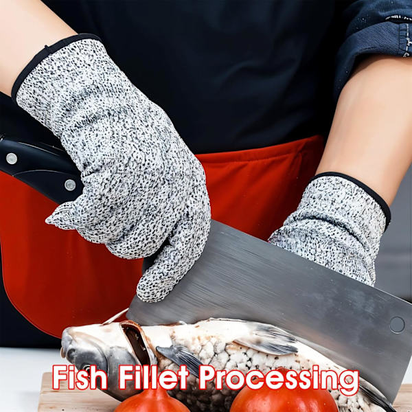 2-pack Cut Resistant Work Gloves, Level 5, PFAS-Free - Cut Resistant Gloves