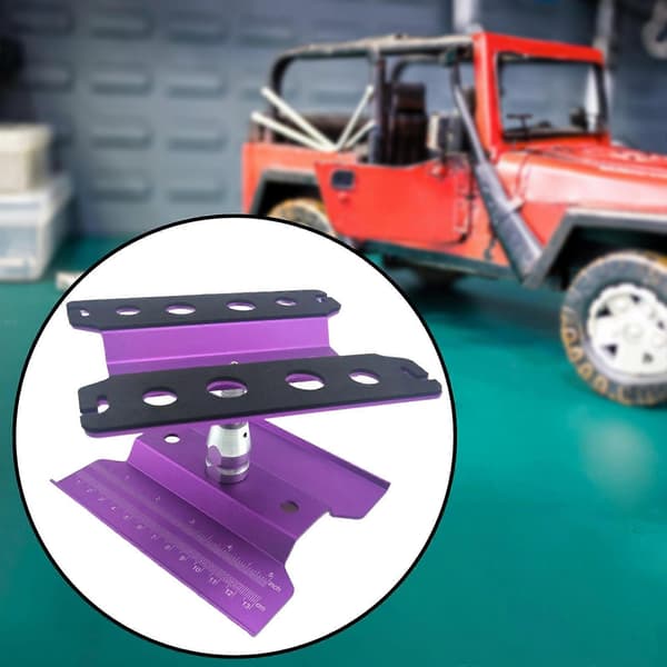 RC Bil Arbeidsstativ Arbeidsstasjon Aluminiumslegering 360 Graders Rotasjon Løftemodell Violet