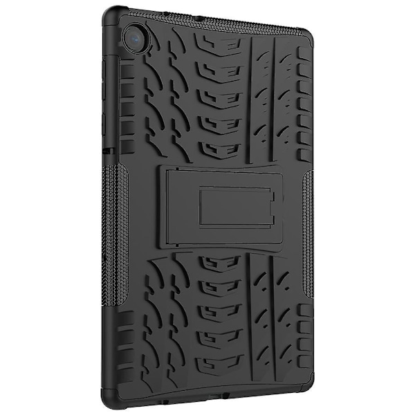 Til Lenovo Tab M10 Plus TB-X606F Dekktekstur Deksel Black