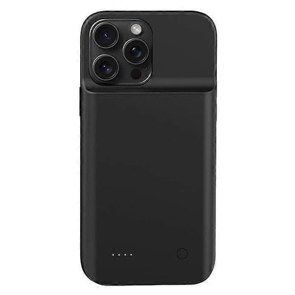 Kompatibel med iPhone 15 Pro Max Bärbart Batteripaket 6800mAh Laddningsfodral Förlängt Batteri Telefonskal