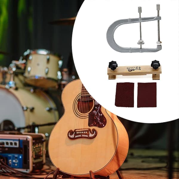 Gitarbroklemme Rustfri Luthier-dings for tilbehør til akustisk gitar