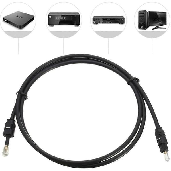 Praktisk og smuk 4.0mm*10 Toslink til Mini Toslink Digital Optisk SPDIF Digital Lydkabel