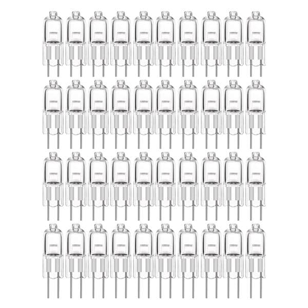 10-pakning G4 halogenpærer 20W 12V - Varmhvit