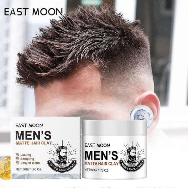 Mat Fluffy Voks - Langvarig Naturlig Volumen & Hold, Nem Styling, 50g