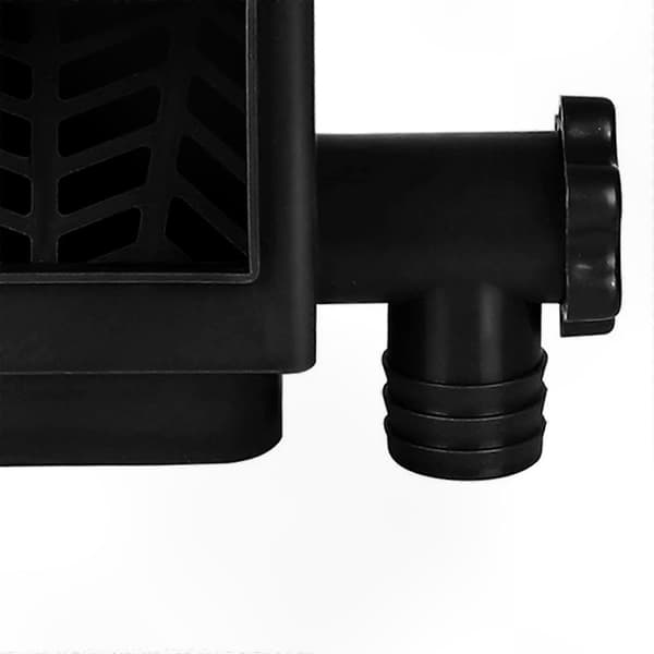 Hvitt regnvannsoppsamlingssystem for nedløpsrør – løsning for hagevanning Black 18.3cmx17.2cmx11.5cm