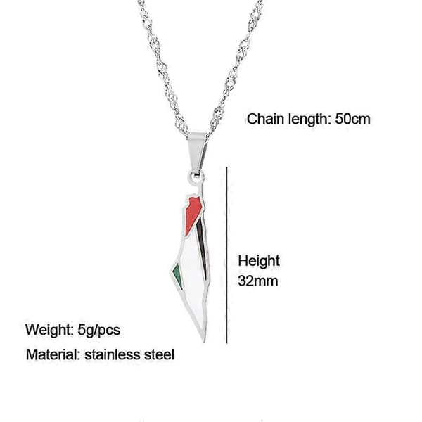 Palestina Hängsmycke Halsband Silver guld Smycken Silver