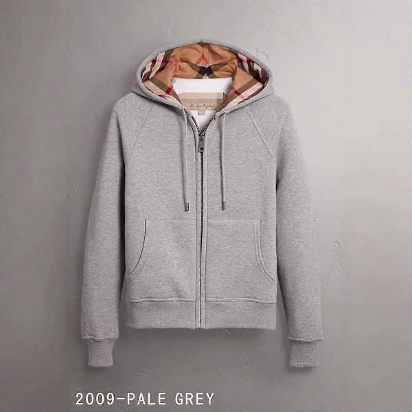 {SC}Høykvalitets original enkel hettegenser Britisk stil hettegenser Herre Dame Pullover Damejakke Full Cardigan Glidelåsjakke Sølv Silver Gray S