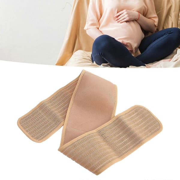 Praktiskt och vackert gravidbälte, stöd för mammamage, elastiskt justerbart