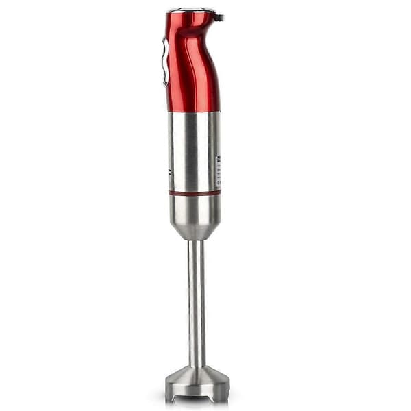 Praktisk og smuk rød stavblender 220V 1000W rustfrit stål R315