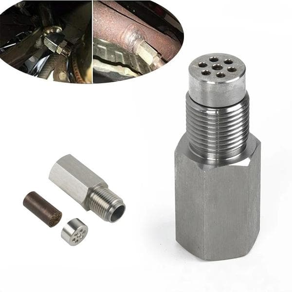 Oksygensensor i rustfritt stål M18×1,5 bilsensoradapter for bilmodifikasjon.