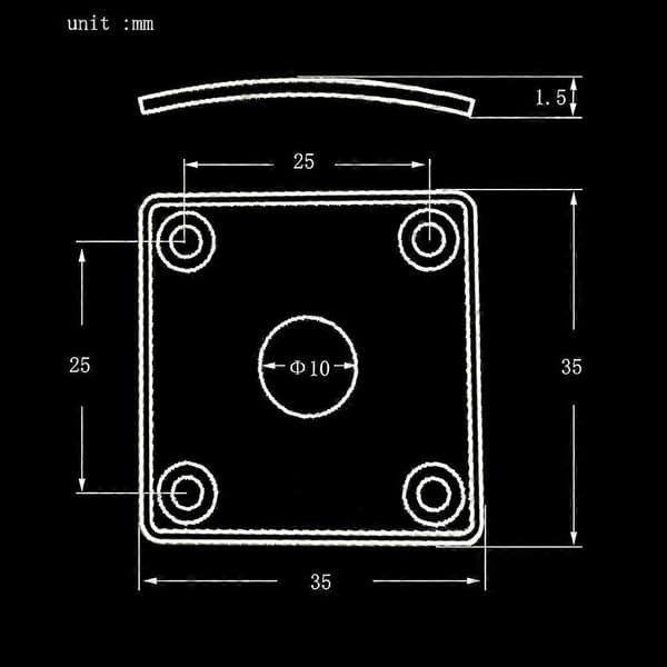 Metallgitarplateuttaksdeksel for LP elektrisk gitar deler gull black