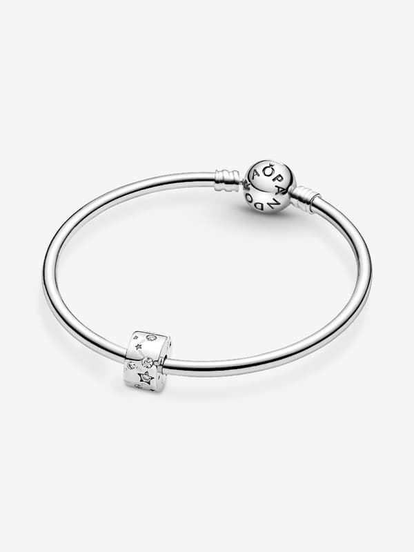 Pandora - Stjerner og Galakse Klips-charm - Sterlingsølv Black