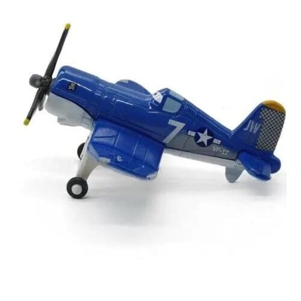 Disney Pixar Planes NO.7 Kapten Diecast Filmlegetøj Modelplan Børnegaver Løs
