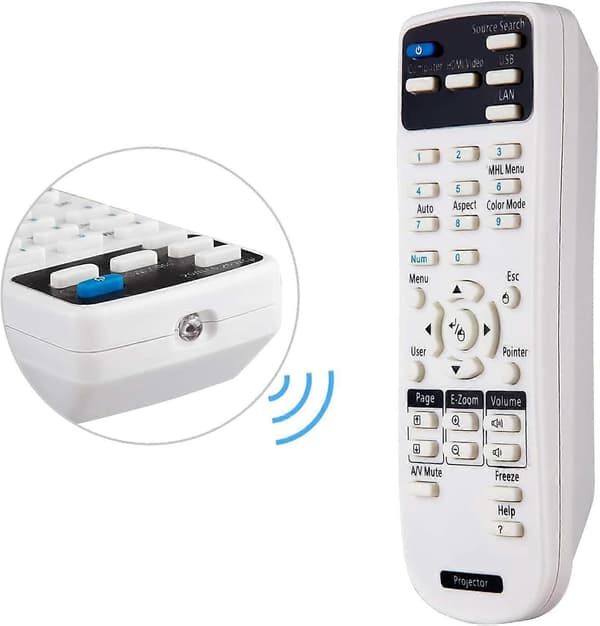 Erstatningsfjernbetjening til Epson-projektor til Epson Projector Home Cinema