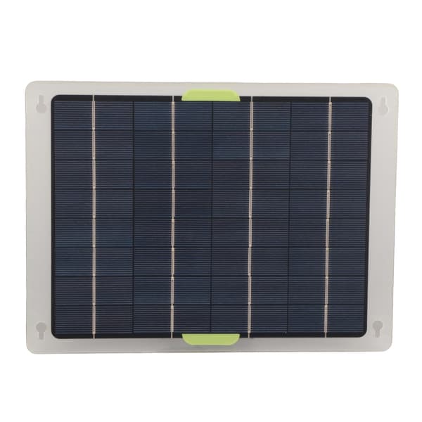 12V solcellelader innebygd MPPT ladekontroller IP67 vanntett solcellepanelvedlikeholder 10W