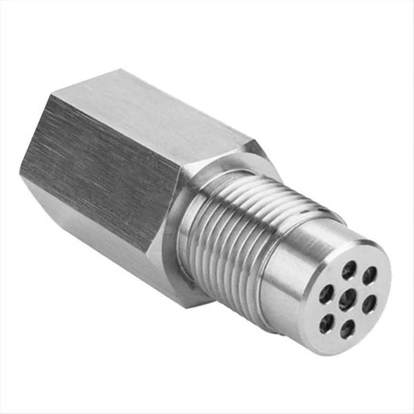 Oksygensensor i rustfritt stål M18×1,5 bilsensoradapter for bilmodifikasjon.