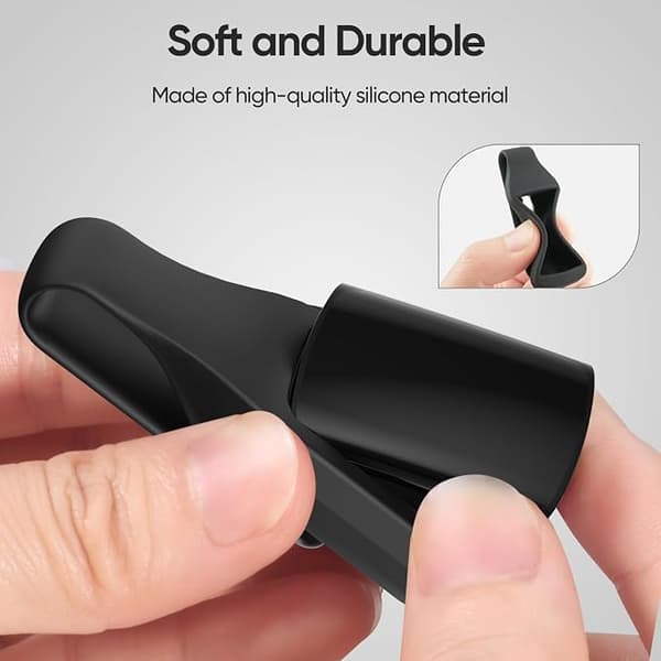 BLIKEJIN Klipsholder Tilbehør til Fitbit Erstatningsarmbånd Black