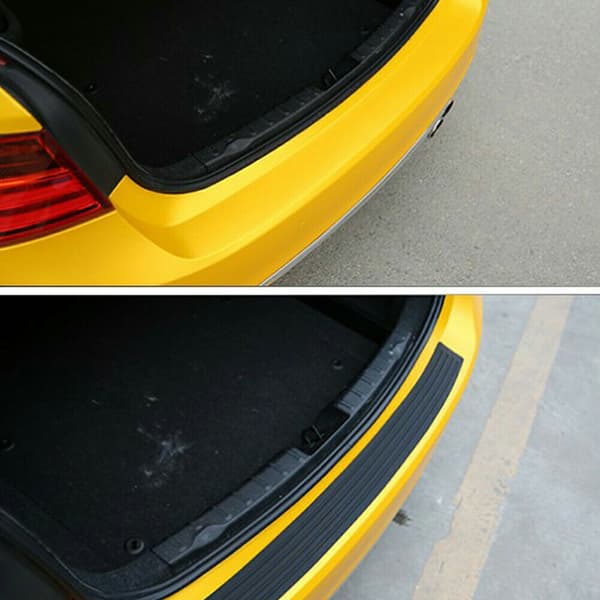 Rear Bumper Protector Universal Rubber Scratch-Resistant Trunk Sill Guard Exterior Accessories Trim Cover for SUV/Cars