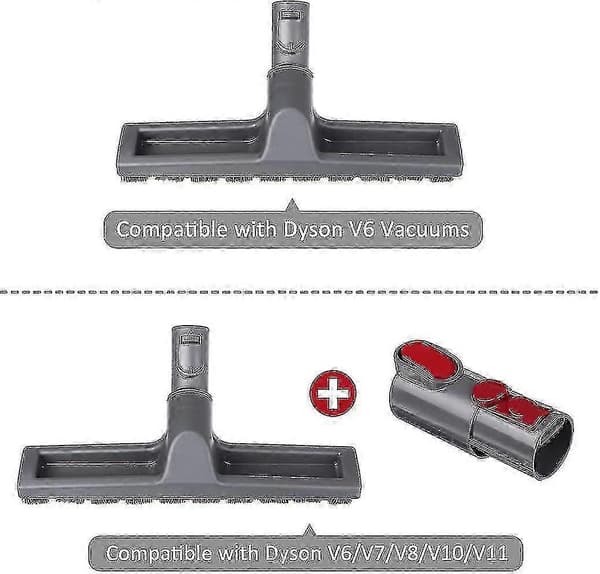 Børstehoved og adapter til Dyson V6 V7 V8 V10 V11 DC10 DC29 DC35 DC44 DC65 støvsuger - Bluedeer 26s