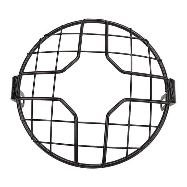 Motorcycle Headlight Guard Grill Headlight Mesh Grill Cover Universal for Motorcycle with 6.5 inch Headlight Section