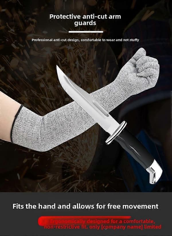 Bite-Proof Animal Handling Gloves, Pet Protective Gloves, Bite-Proof Anti-Scratch Arm Sleeves[TT] 35cm