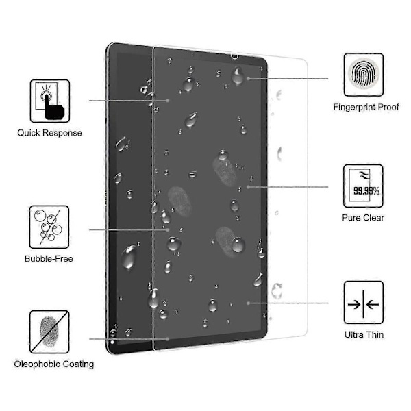 For Galaxy Tab S6 Lite (2020) Herdet Glass