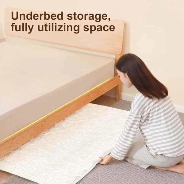 Large Vacuum Storage Bag for Mattress, PE PA Vacuum Sealed Space Saving Bag for Moving and Storage, 220 x 100 cm