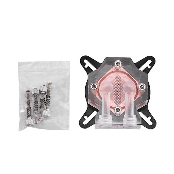 Dator PC GPU Universal Vattenkylningsblock Vattenblock Vätskekylare 40MM Kopparbas