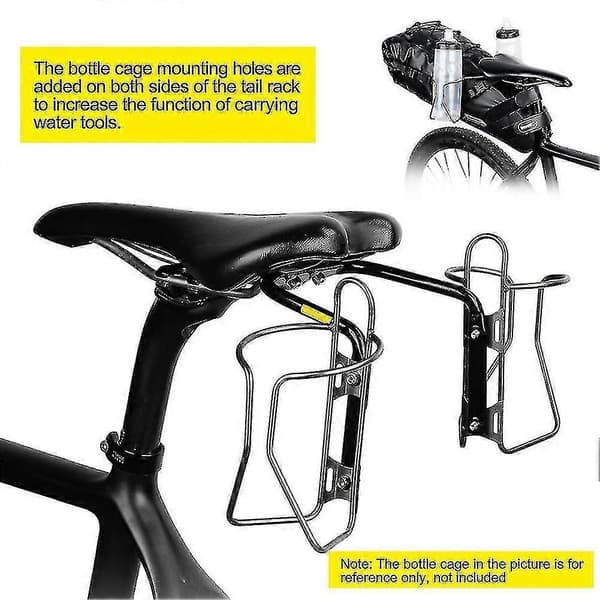 Bicycle Saddle Bag Stabilizer Bracket Road Bike Rear Rack Bag Rack With Kettle Mounting Hole For B