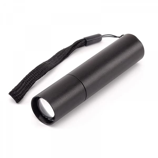 Mini lysstærk lommelygte genopladelig zoom superlys lang rækkevidde lille bærbar LED udendørs camping studerende med USB